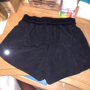 LULU NAVY  “tracker” SHORTS